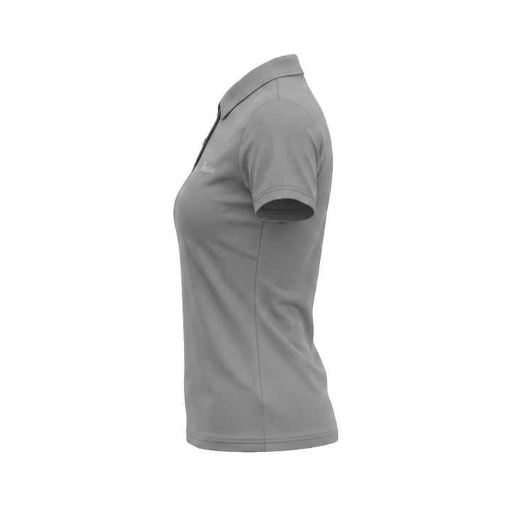 Khansa Grey Polo Shirt Women