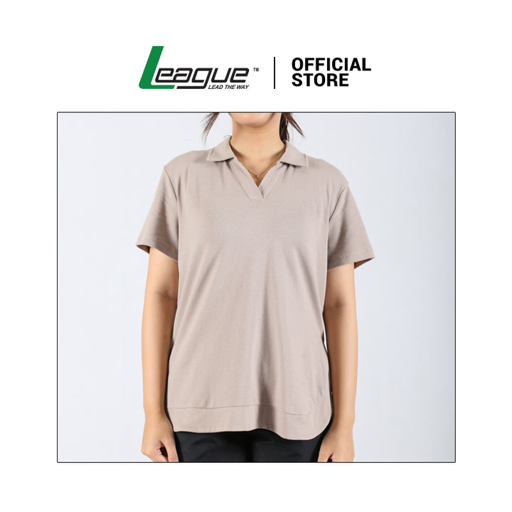 League Apparel Lifestyle Women Laurie Polo Shirt FW25WLP2555H