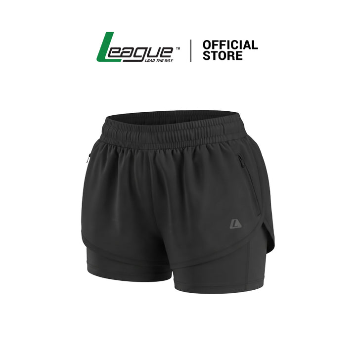 W Neolite 3.5" Black Running Shorts Women